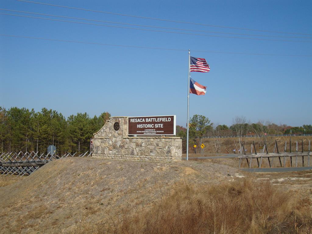 Selected scenes from the Resaca battlefield